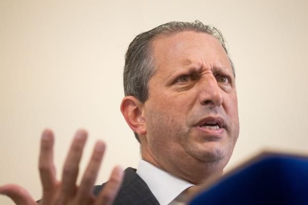 NYC Comptroller Brad Lander speaks during a press conference on fighting corruption in contract procurement on Tuesday, September 17, 2024 in New York City.