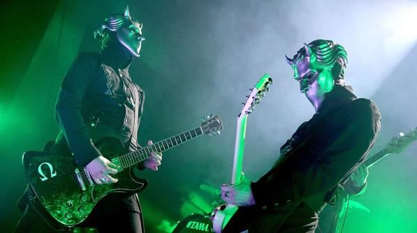 Members of Ghost performing